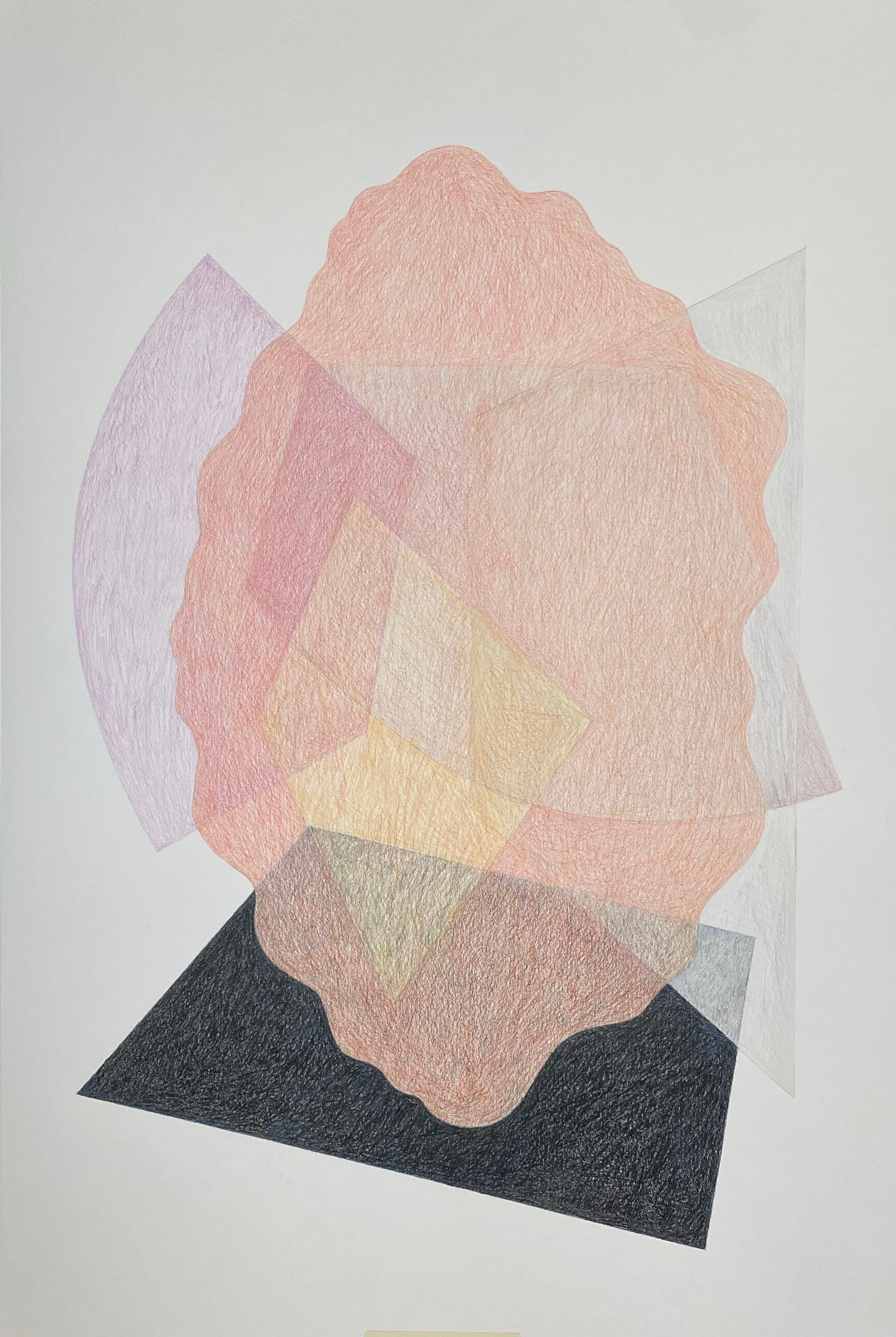 Artpiece by Karen Oude Alink. Made with Color pencil materials and the sizes are: 70x100.