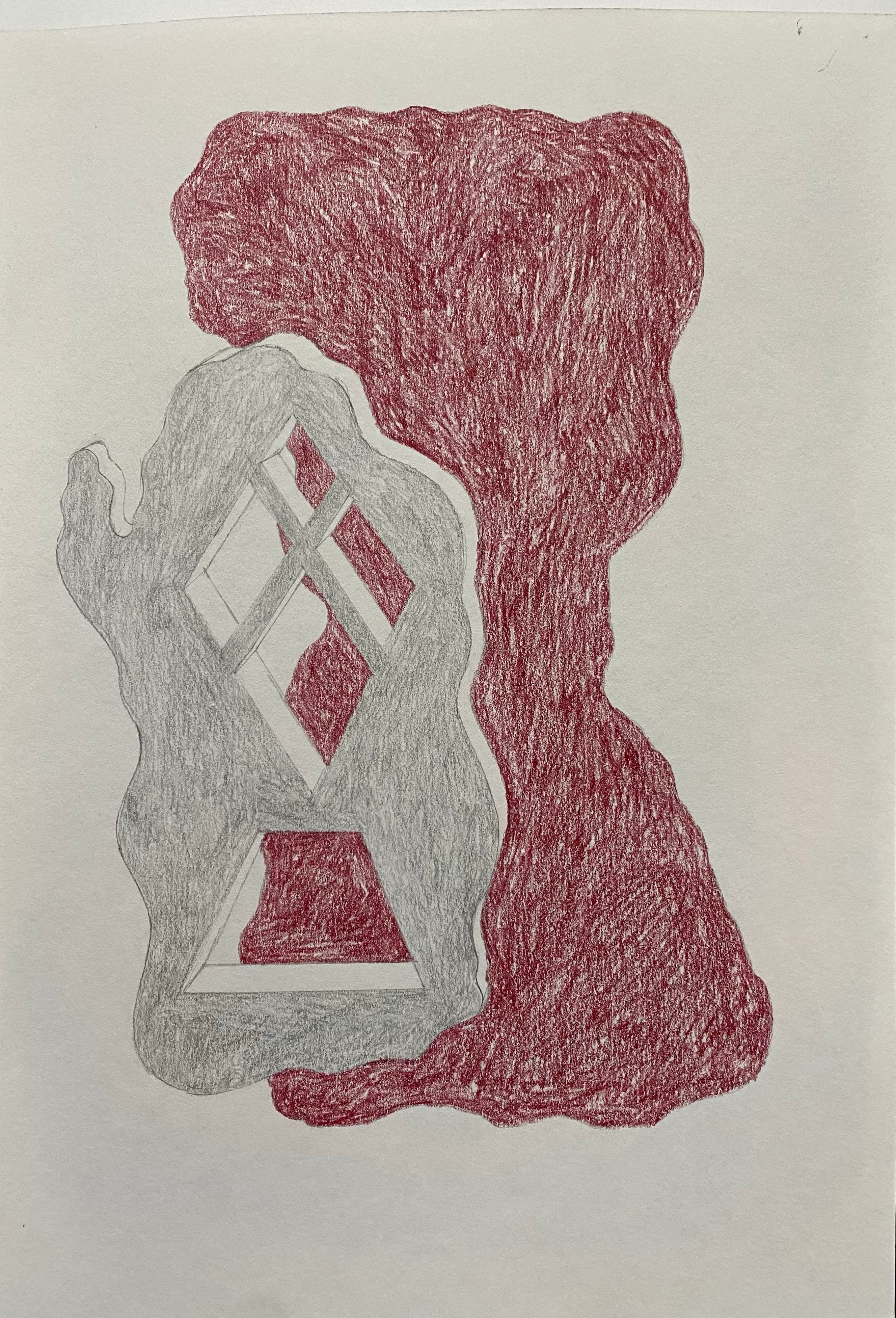 Artpiece by Karen Oude Alink. Made with Color pencil materials and the sizes are: 20x30.