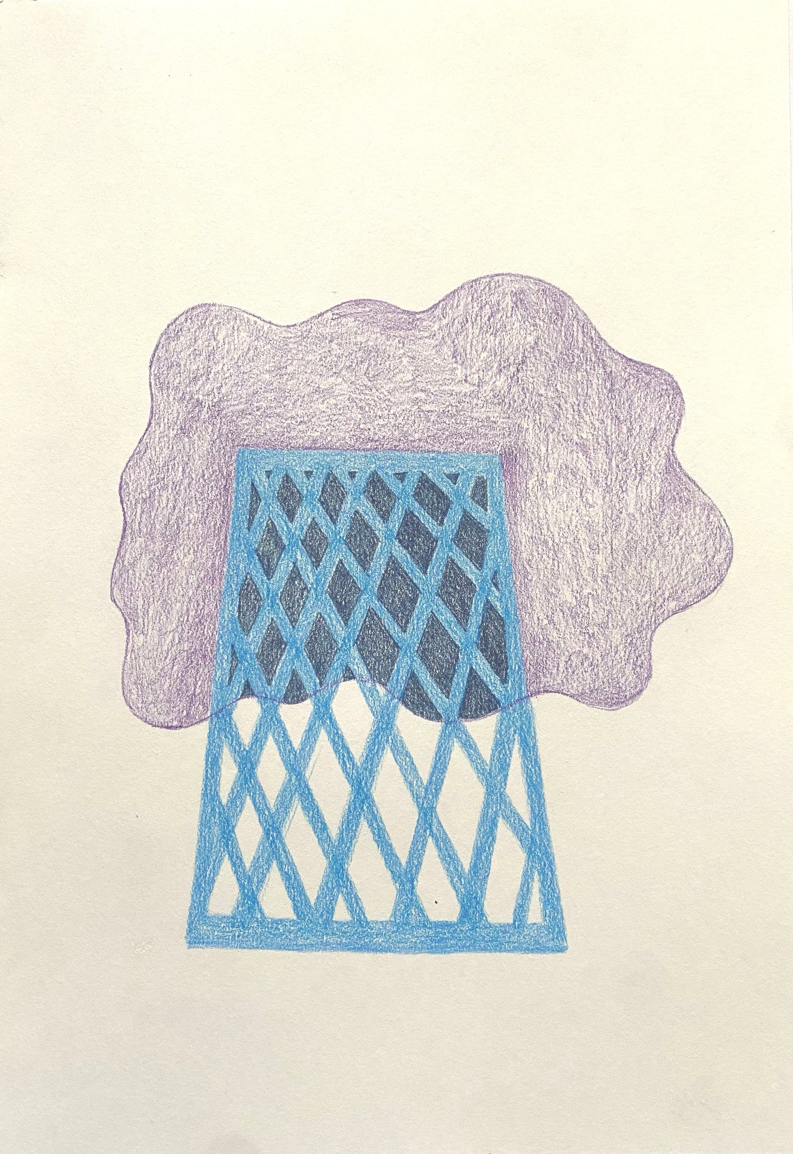 Artpiece by Karen Oude Alink. Made with Color pencil materials and the sizes are: 20x30.