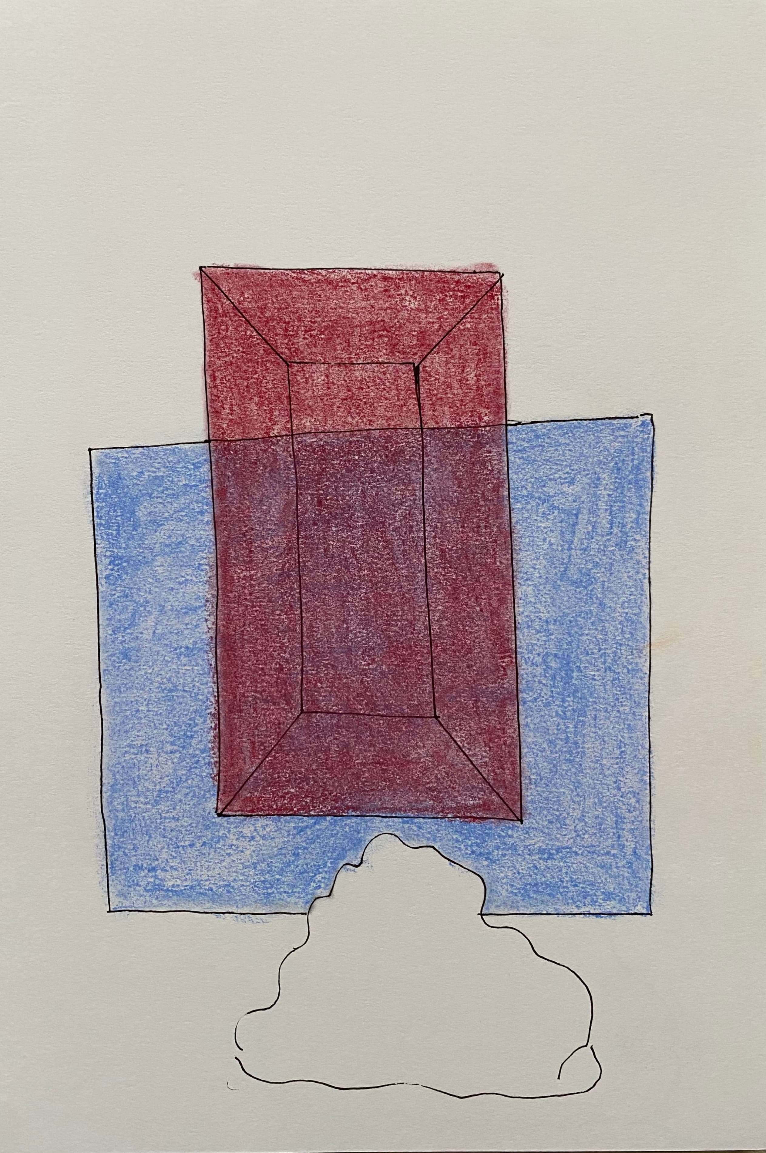 Artpiece by Karen Oude Alink. Made with Color pencil materials and the sizes are: 20x30.