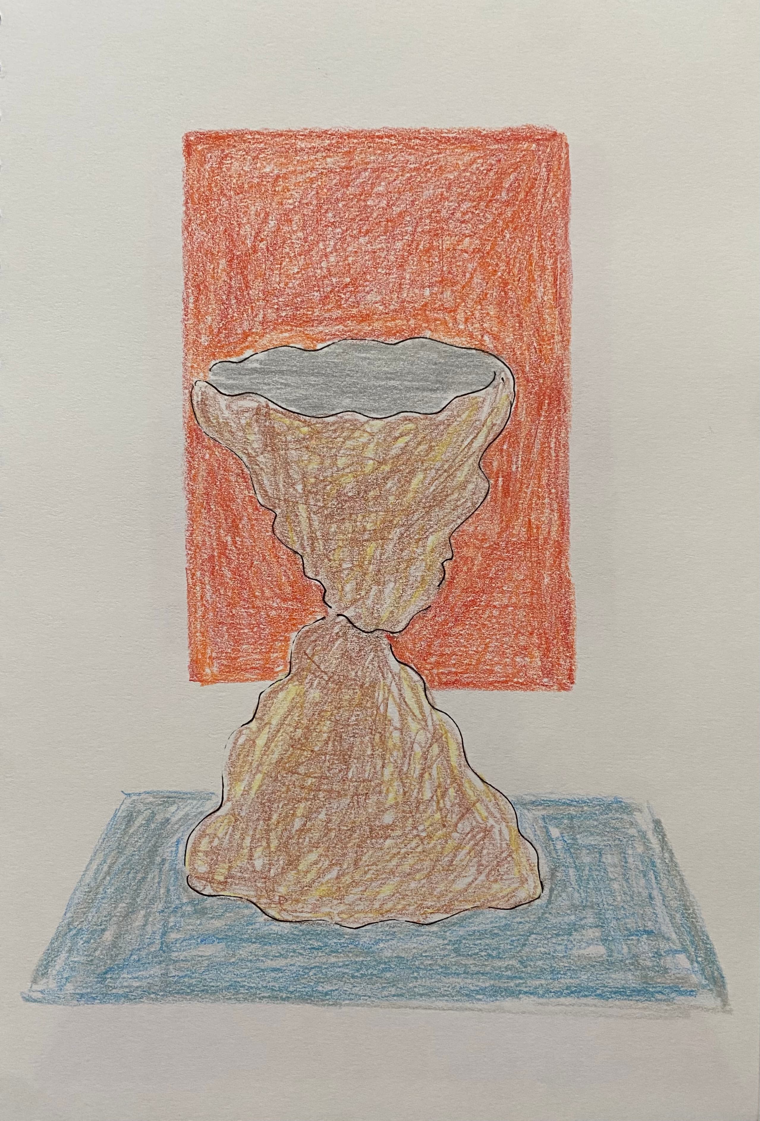 Artpiece by Karen Oude Alink. Made with Color pencil materials and the sizes are: 20x30.