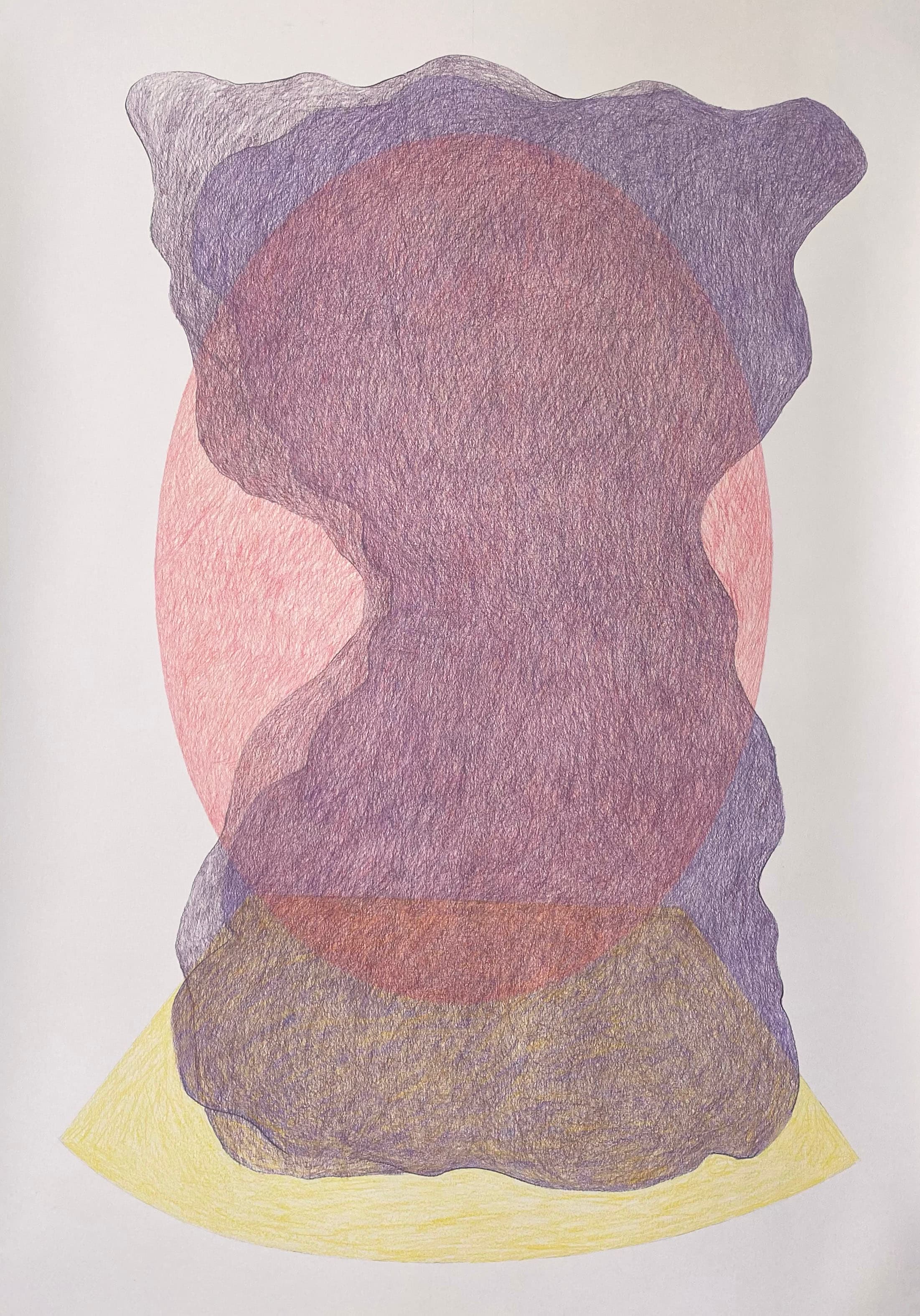 Artpiece by Karen Oude Alink. Made with Color pencil materials and the sizes are: 70x100.