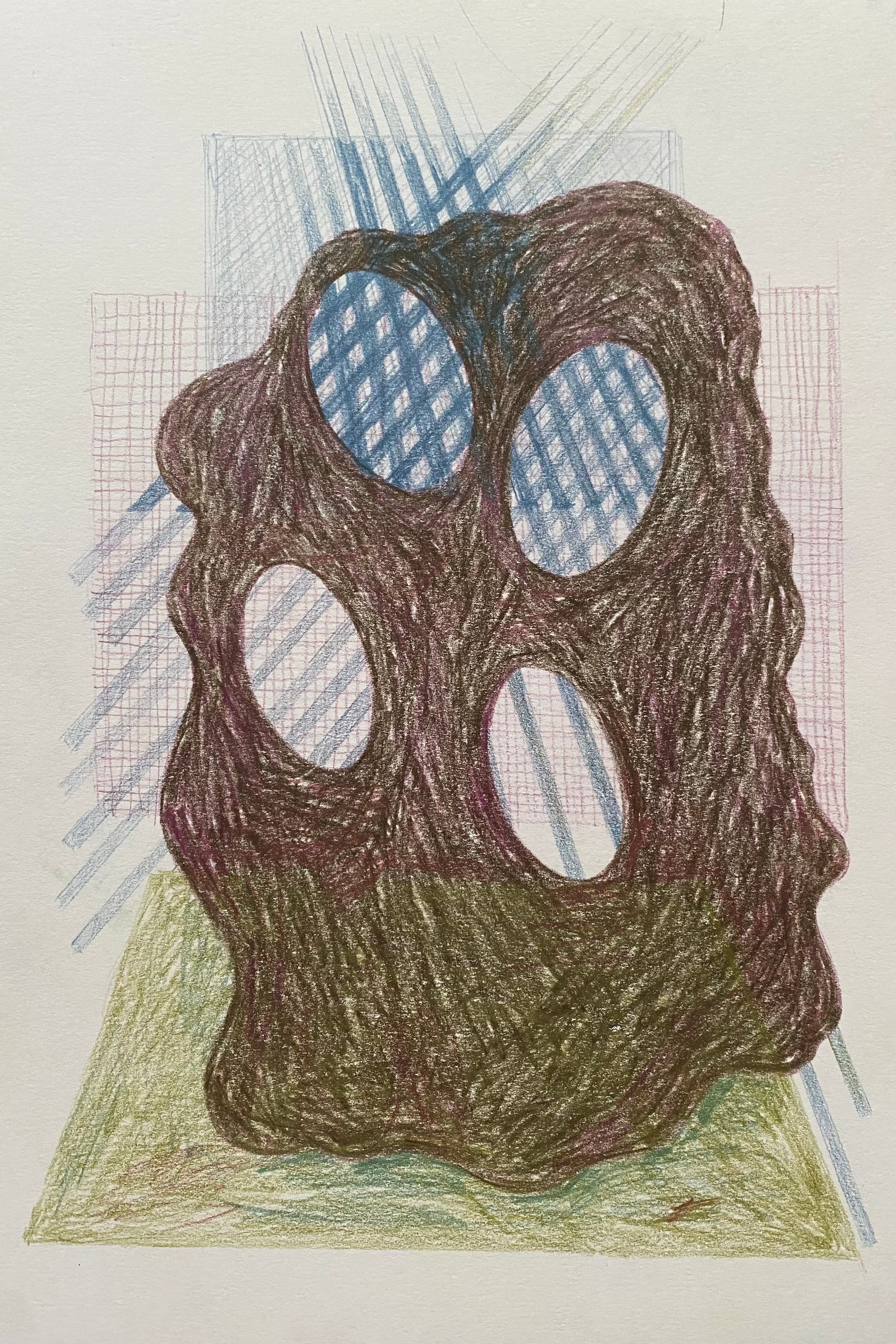 Artpiece by Karen Oude Alink. Made with Color pencil materials and the sizes are: 20x30.