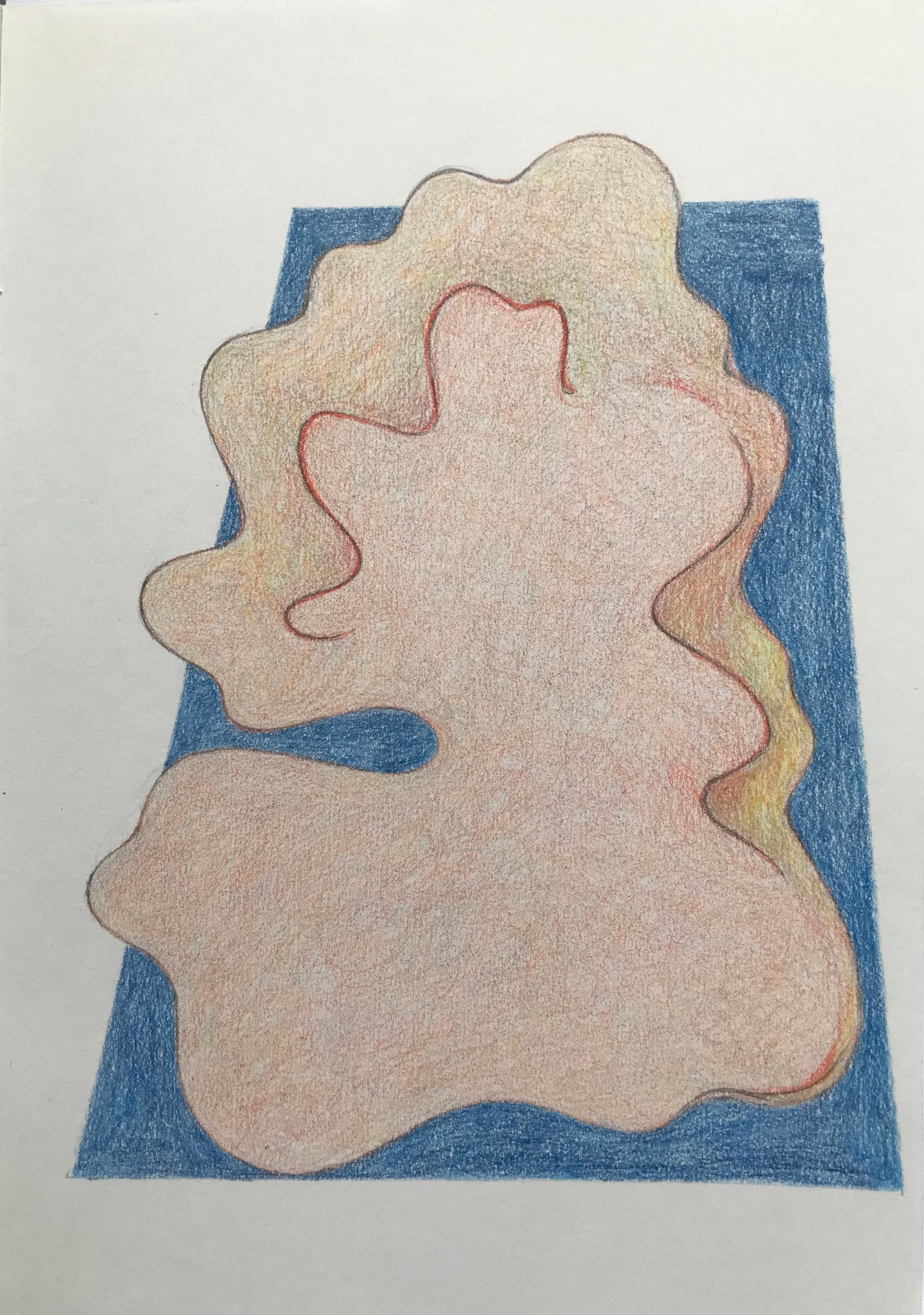 Artpiece by Karen Oude Alink. Made with Color pencil materials and the sizes are: 20x30.