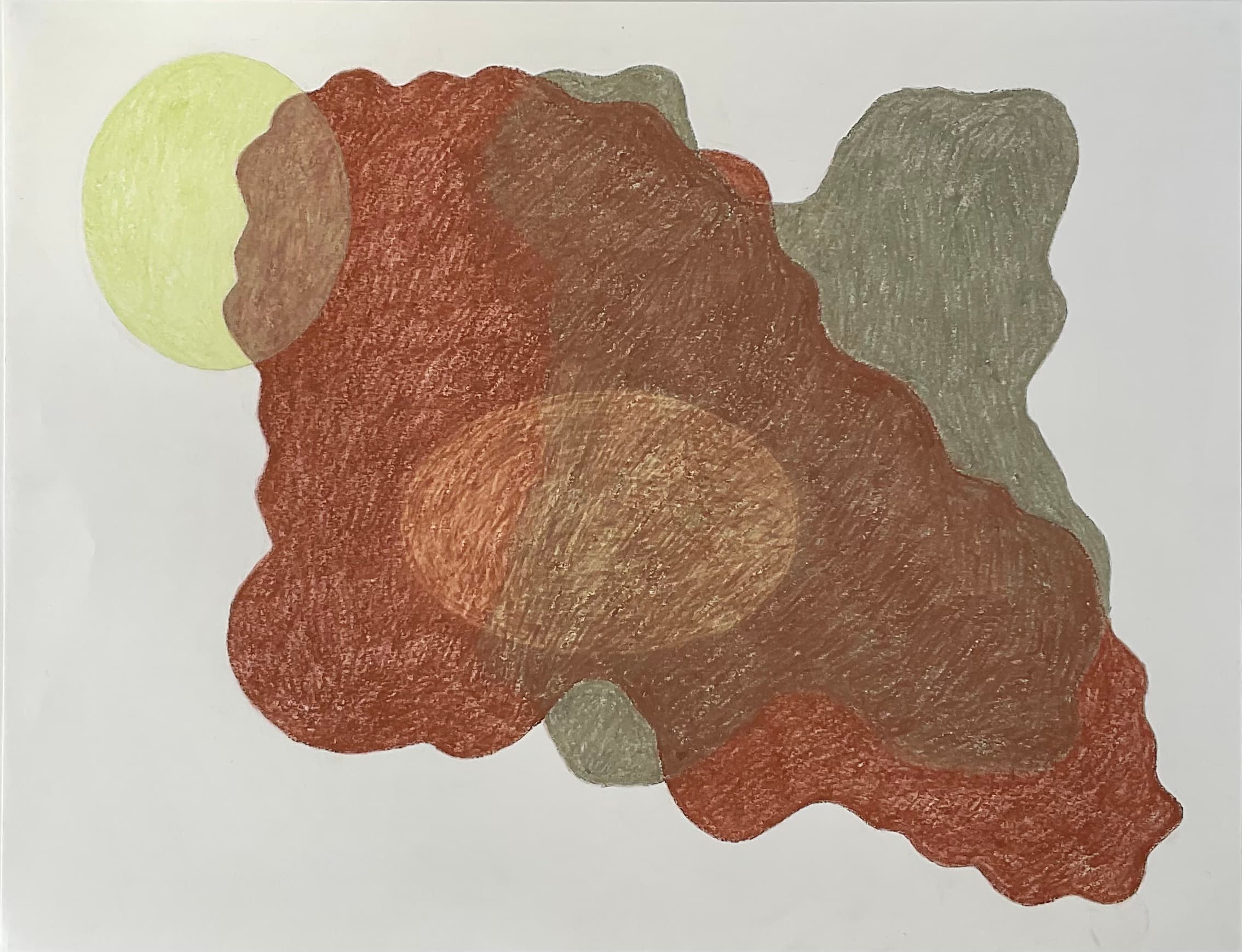 Artpiece by Karen Oude Alink. Made with Pastel on paper materials and the sizes are: 50x65.