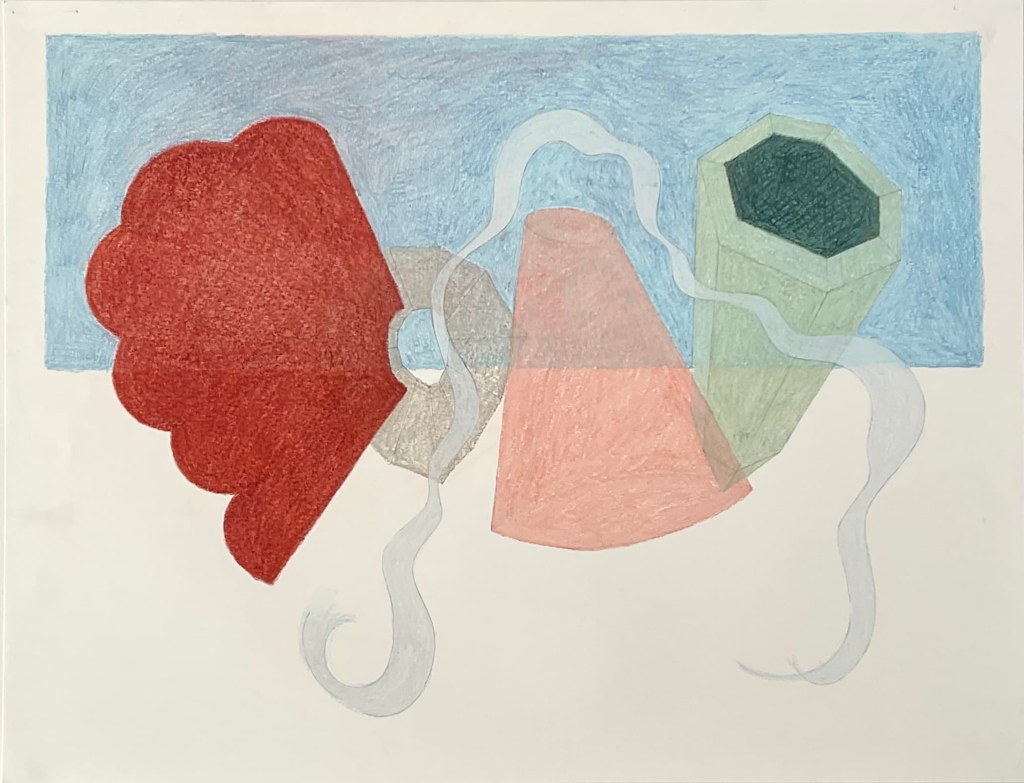 Artpiece by Karen Oude Alink. Made with Pastel on paper materials and the sizes are: 50x65.