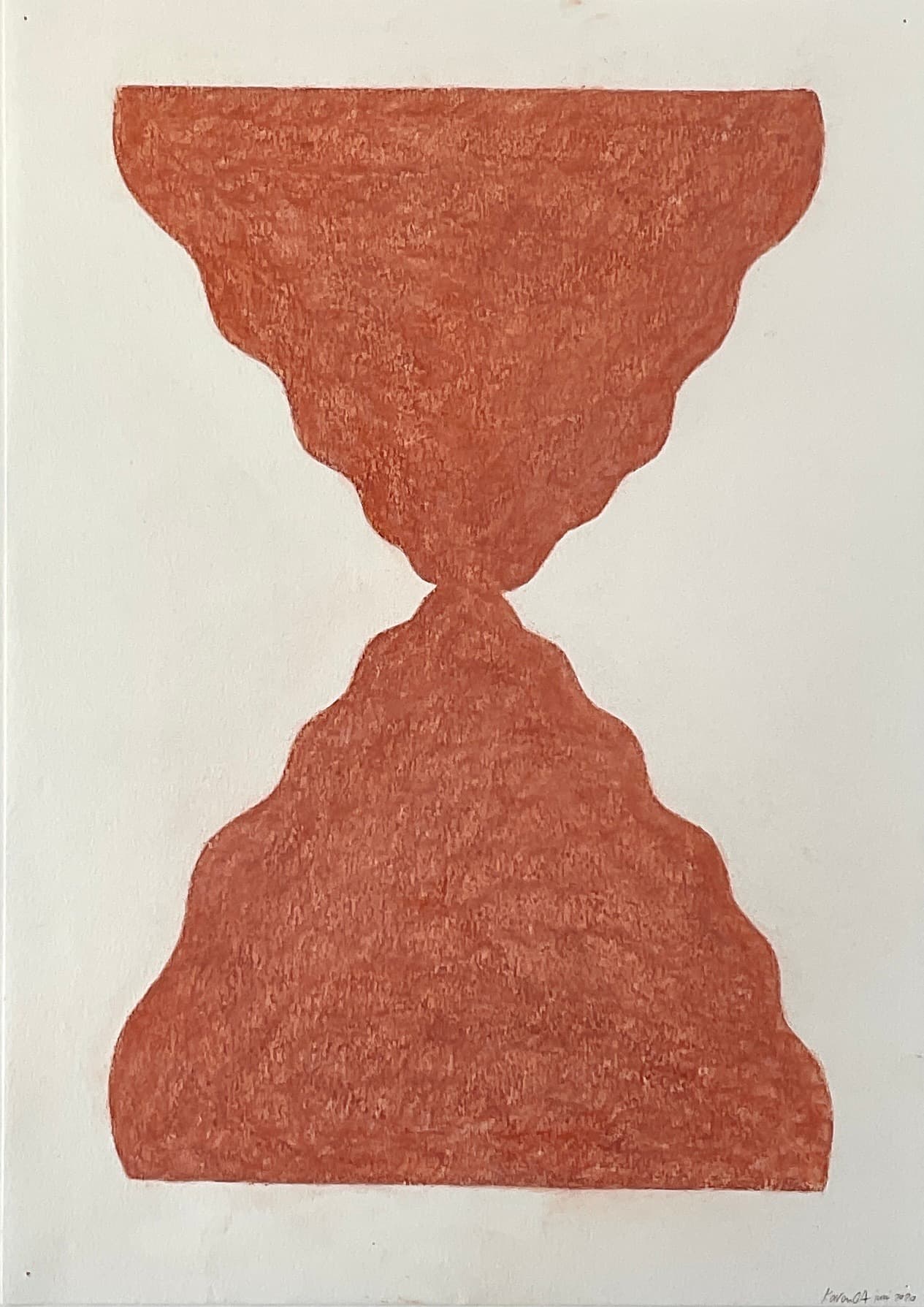 Artpiece by Karen Oude Alink. Made with Pastel on paper materials and the sizes are: 42x30.