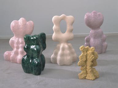ceramic five artpieces
