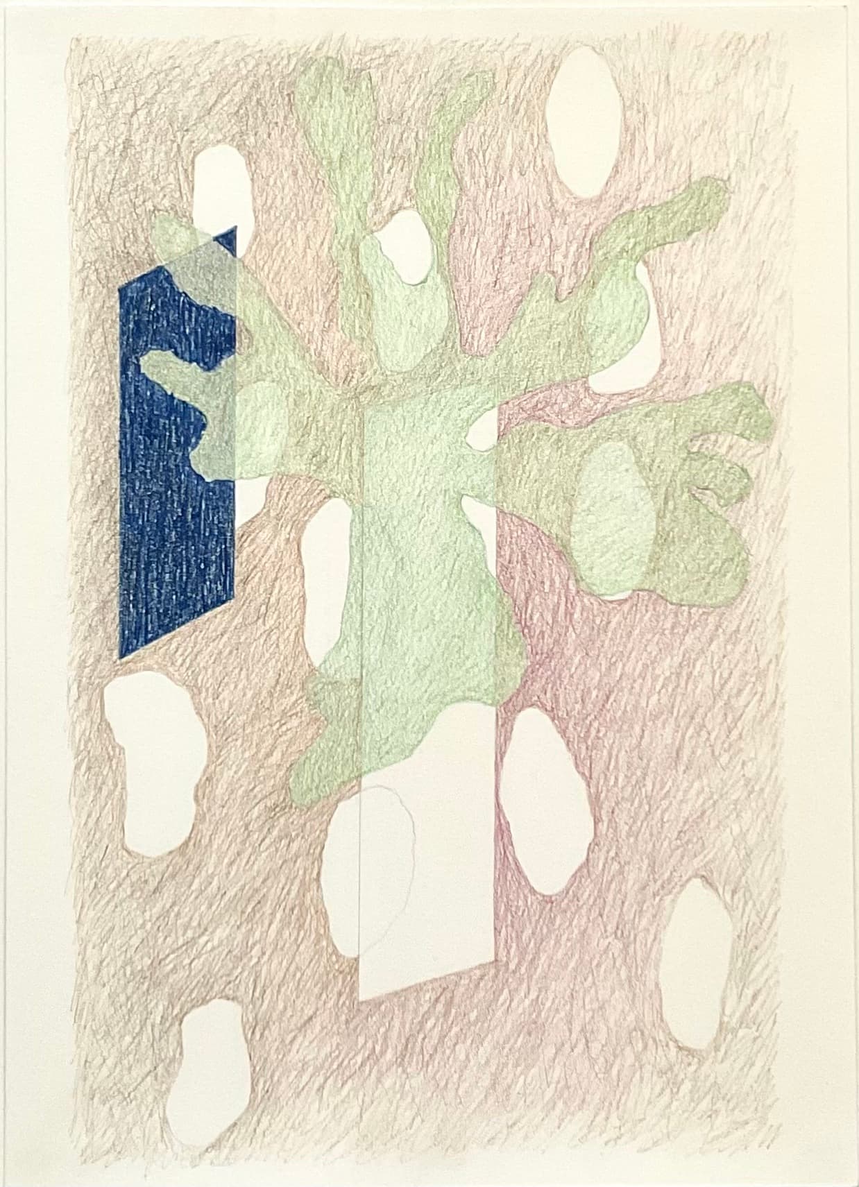 Artpiece by Karen Oude Alink. Made with Colored pencils materials and the sizes are: 35x25.