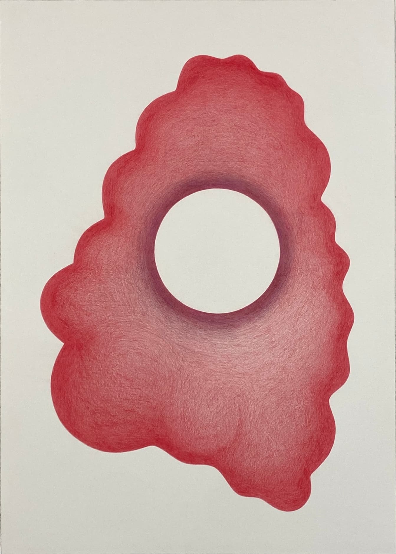 Artpiece by Karen Oude Alink. Made with Color pencil materials and the sizes are: 50x70.