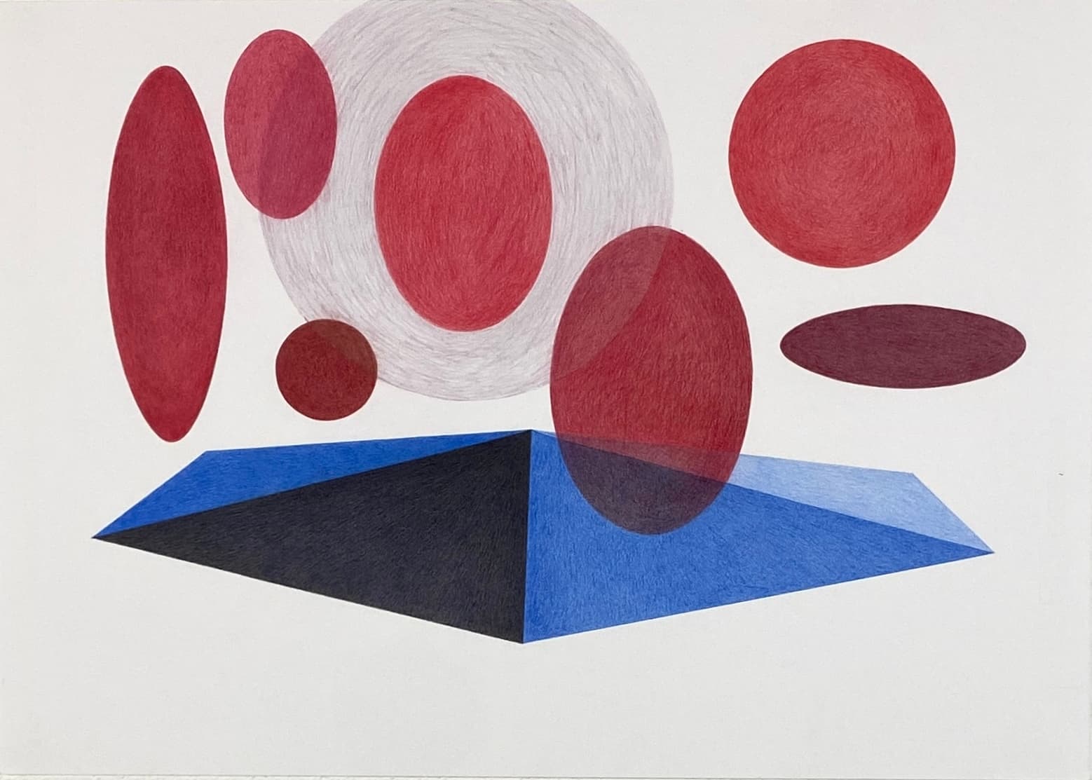 Artpiece by Karen Oude Alink. Made with Color pencil materials and the sizes are: 50x70.