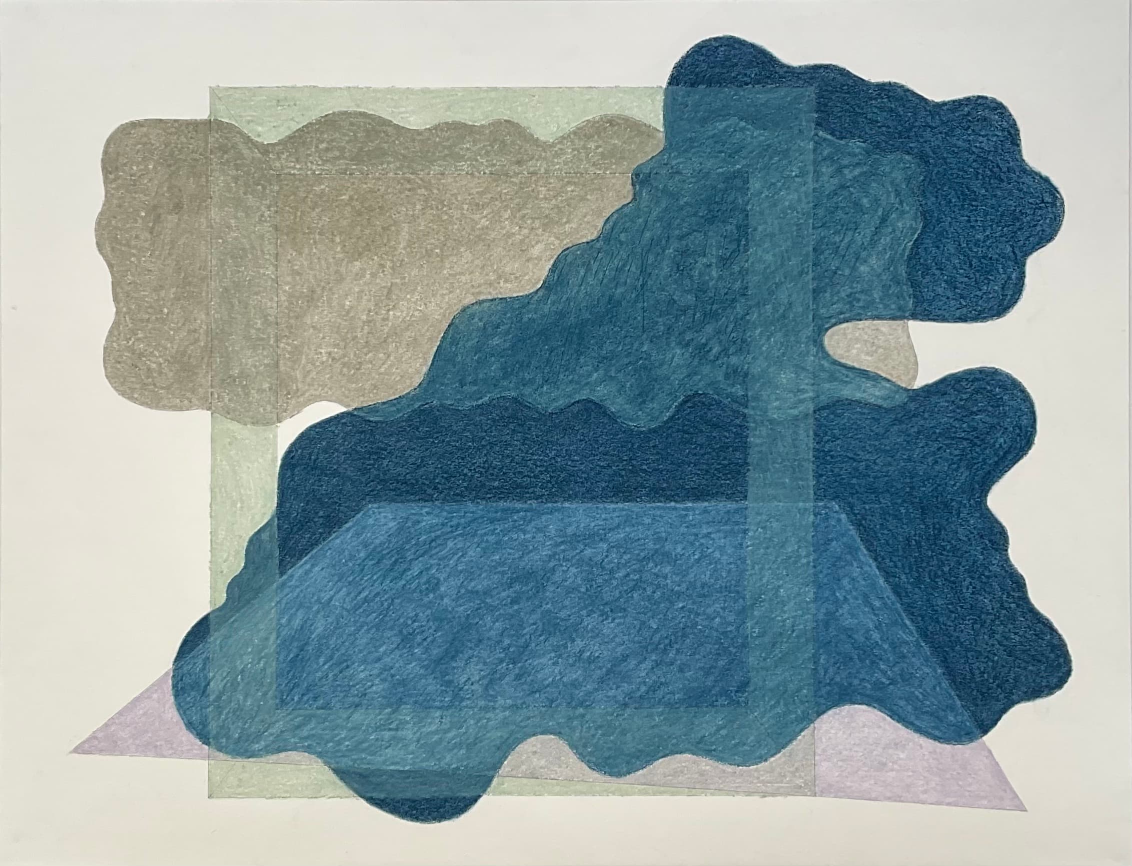 Artpiece by Karen Oude Alink. Made with Pastel on paper materials and the sizes are: 50x65.